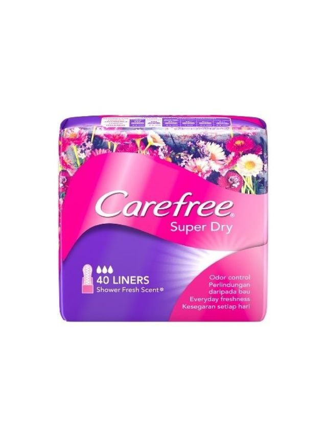 Carefree Super Dry Panty Liners (40s) edamama